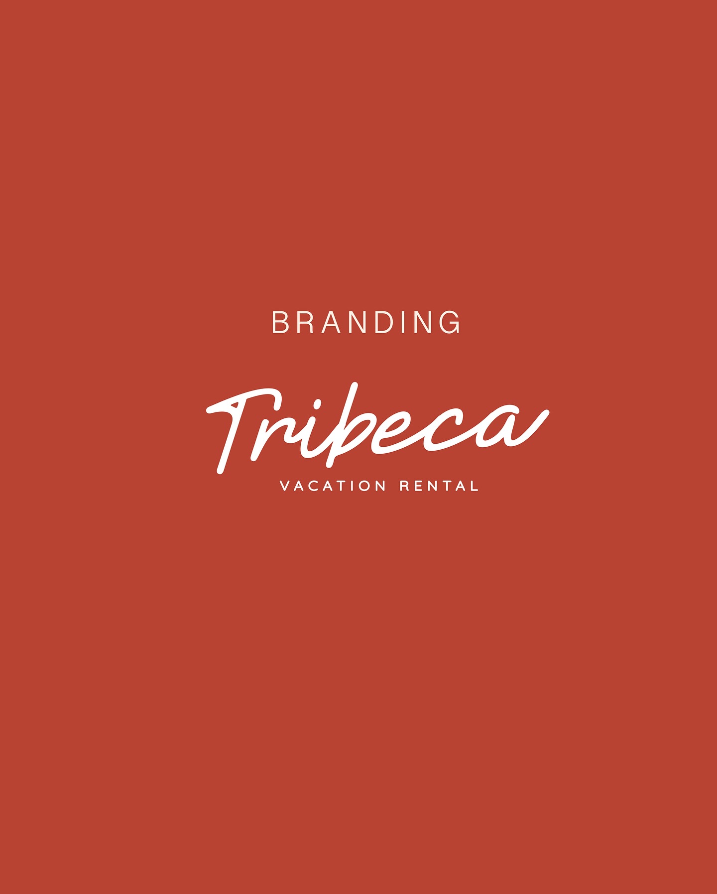 Tribeca vacation rental branding